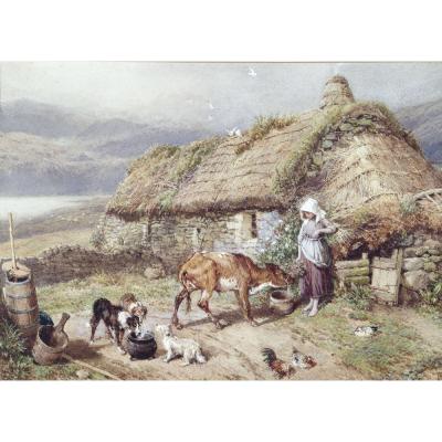 Myles Birket Foster – Highland Bothy